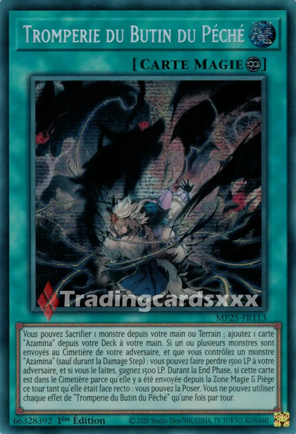 Yu-Gi-Oh! Tromperie du Butin du Péché carte à l'unité