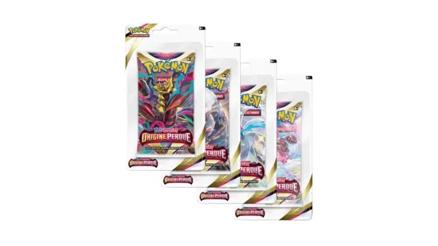 Pokémon Origine Perdue EB11 Artset 4 blisters scellé
