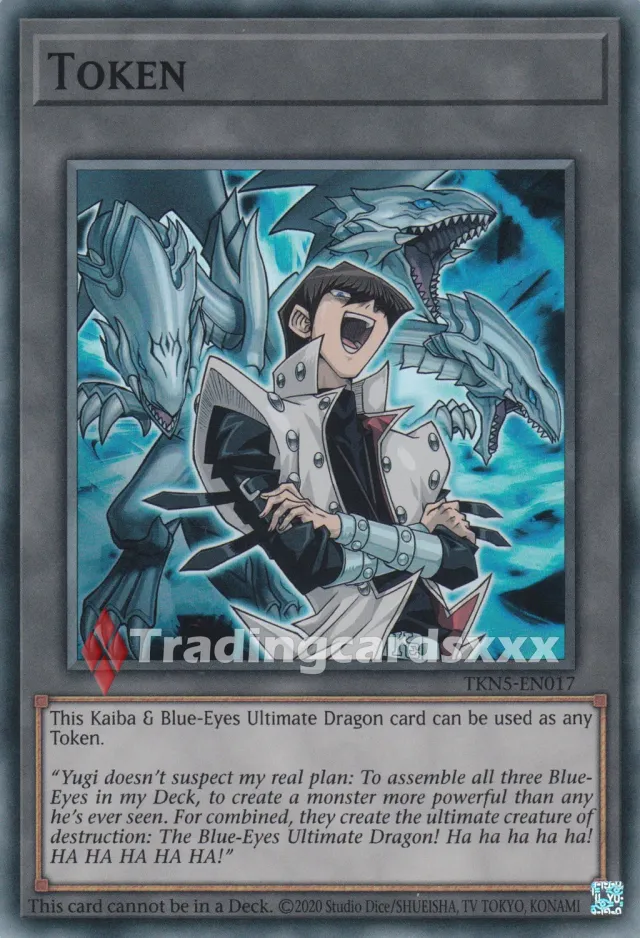 Yu-Gi-Oh! SUDA Token Kaiba Blue-Eyes TKN5-EN017 carte SR