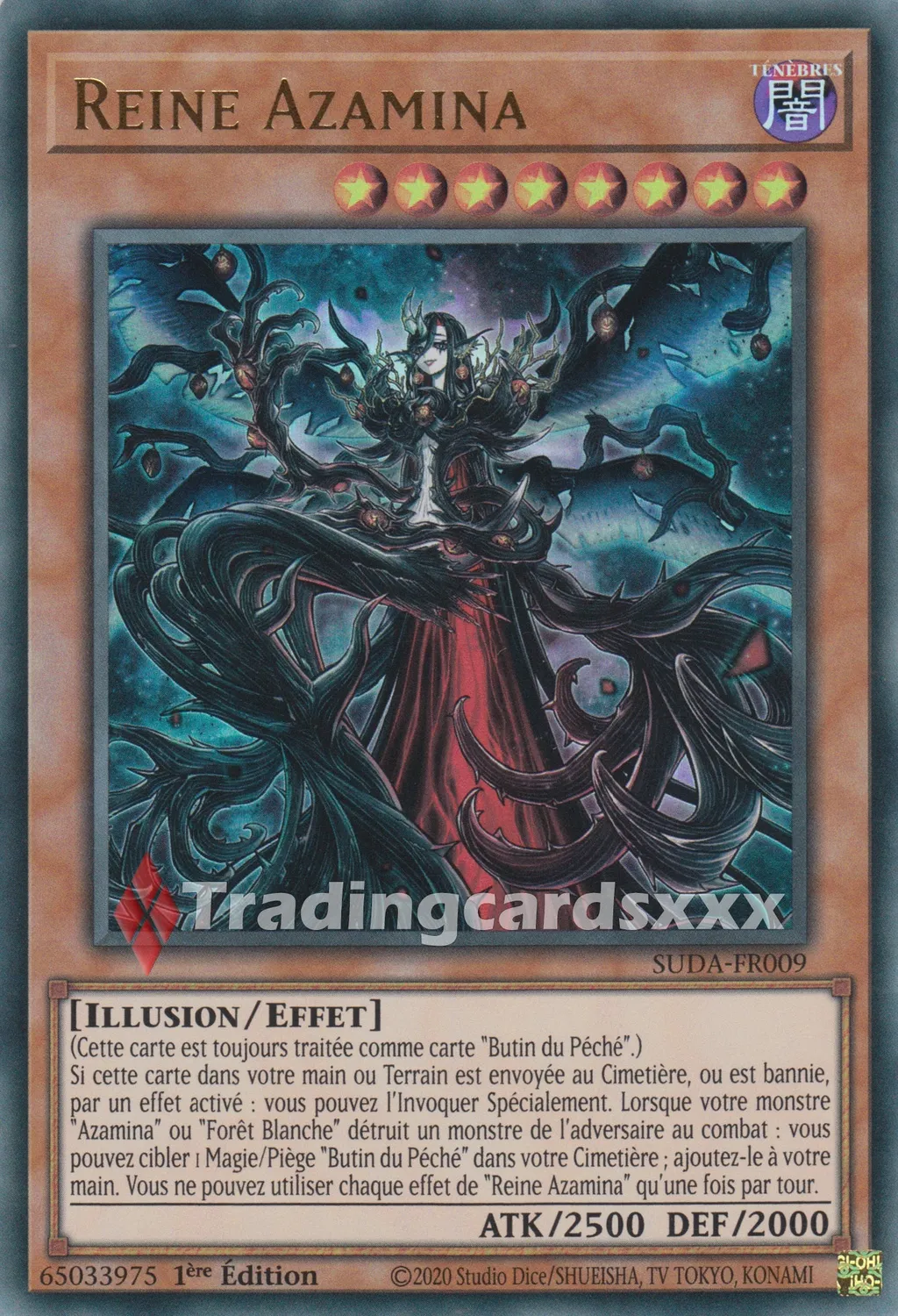 Yu-Gi-Oh! Reine Azamina SUDA-FR009 Carte à l'unité