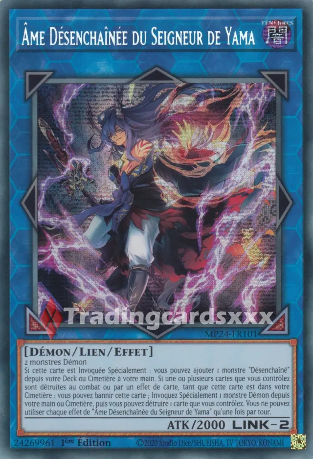 Yu-Gi-Oh! Âme Désenchaînée du Seigneur de Yama MP24-FR101 carte PSE