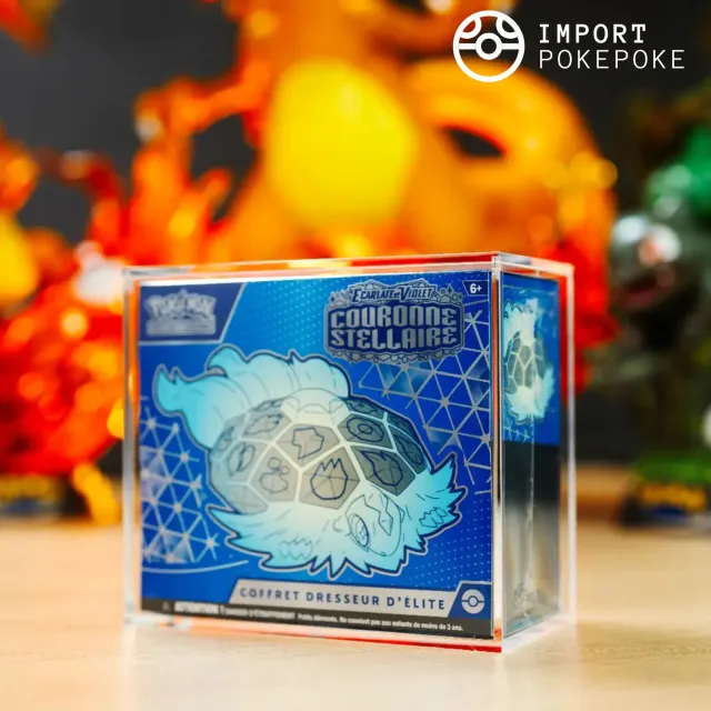 Pokémon Elite Trainer Box protection acrylique ETB