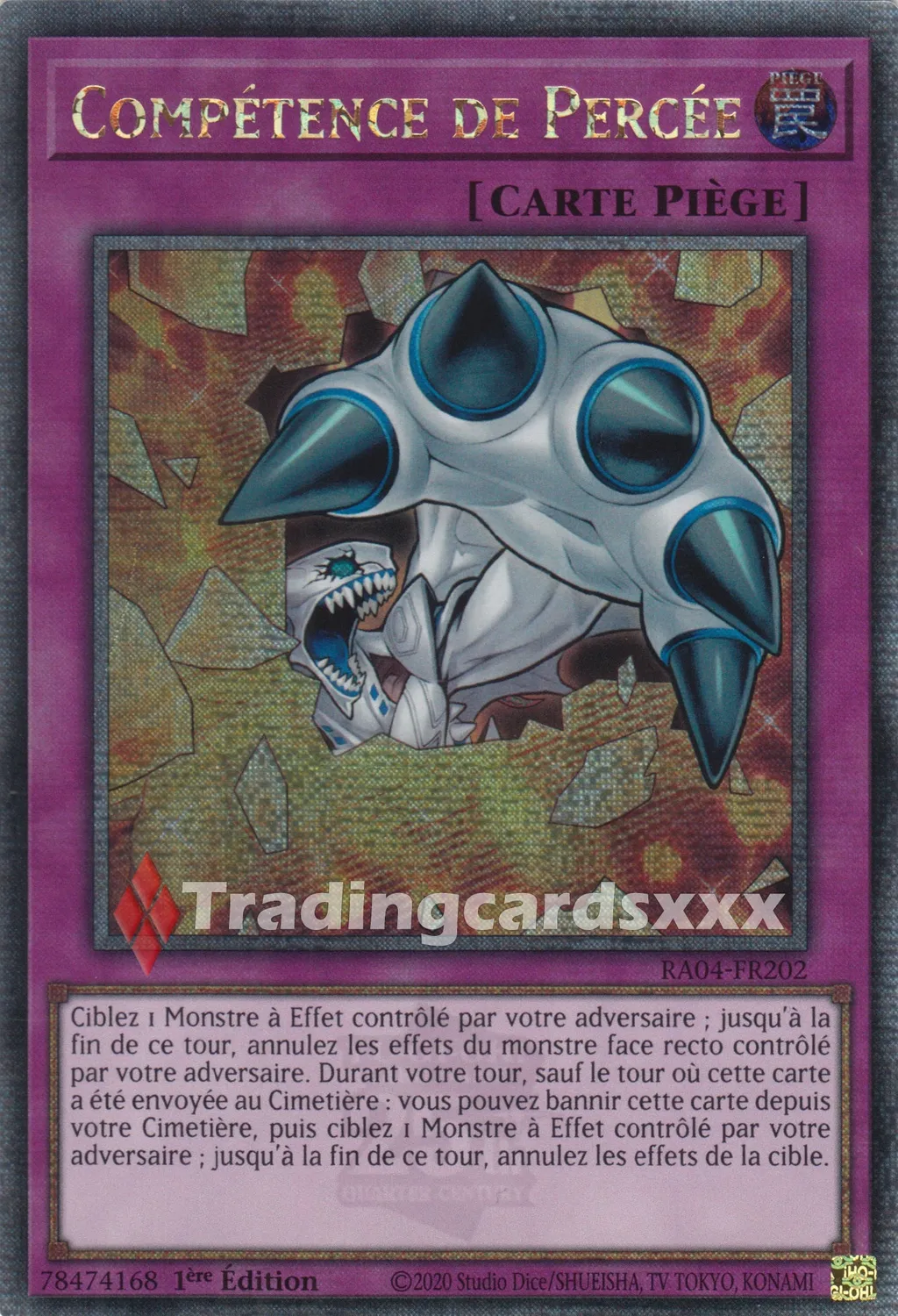 Yu-Gi-Oh! Compétence de Percée carte