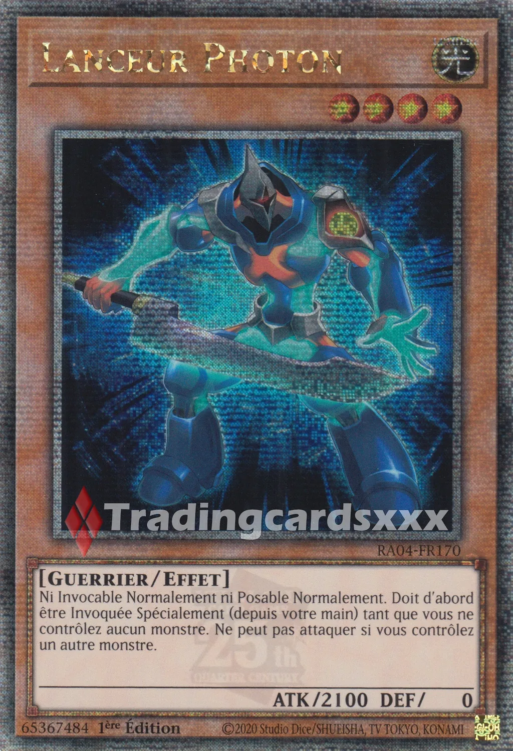 Yu-Gi-Oh! Lanceur Photon RA04-FR170 carte à l'unité
