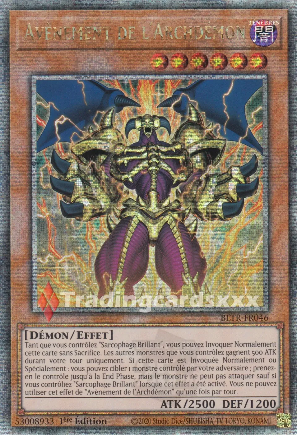 Yu-Gi-Oh! Avènement de l'Archdémon carte BLTR-FR046