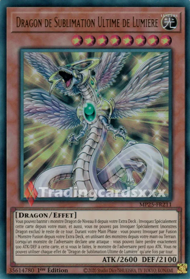 Yu-Gi-Oh! Dragon de Sublimation Ultime de Lumière MP25-FR211 UR