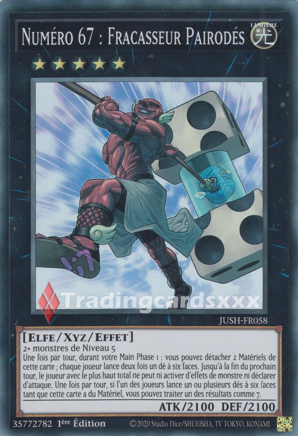 Yu-Gi-Oh! Numéro 67 : Fracasseur Pairodés carte française