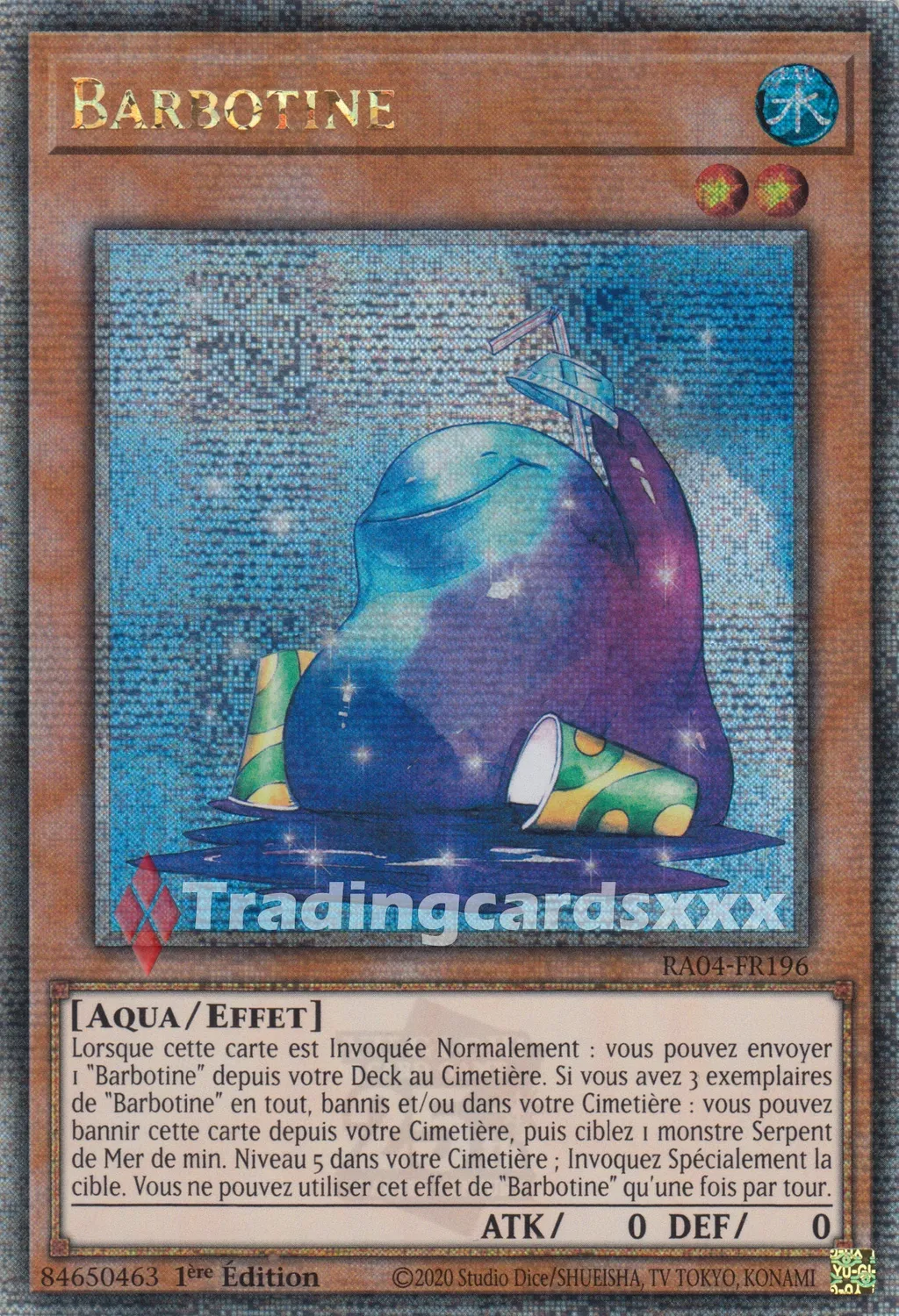 Yu-Gi-Oh! Barbotine RA04-FR196 carte à l’unité FR