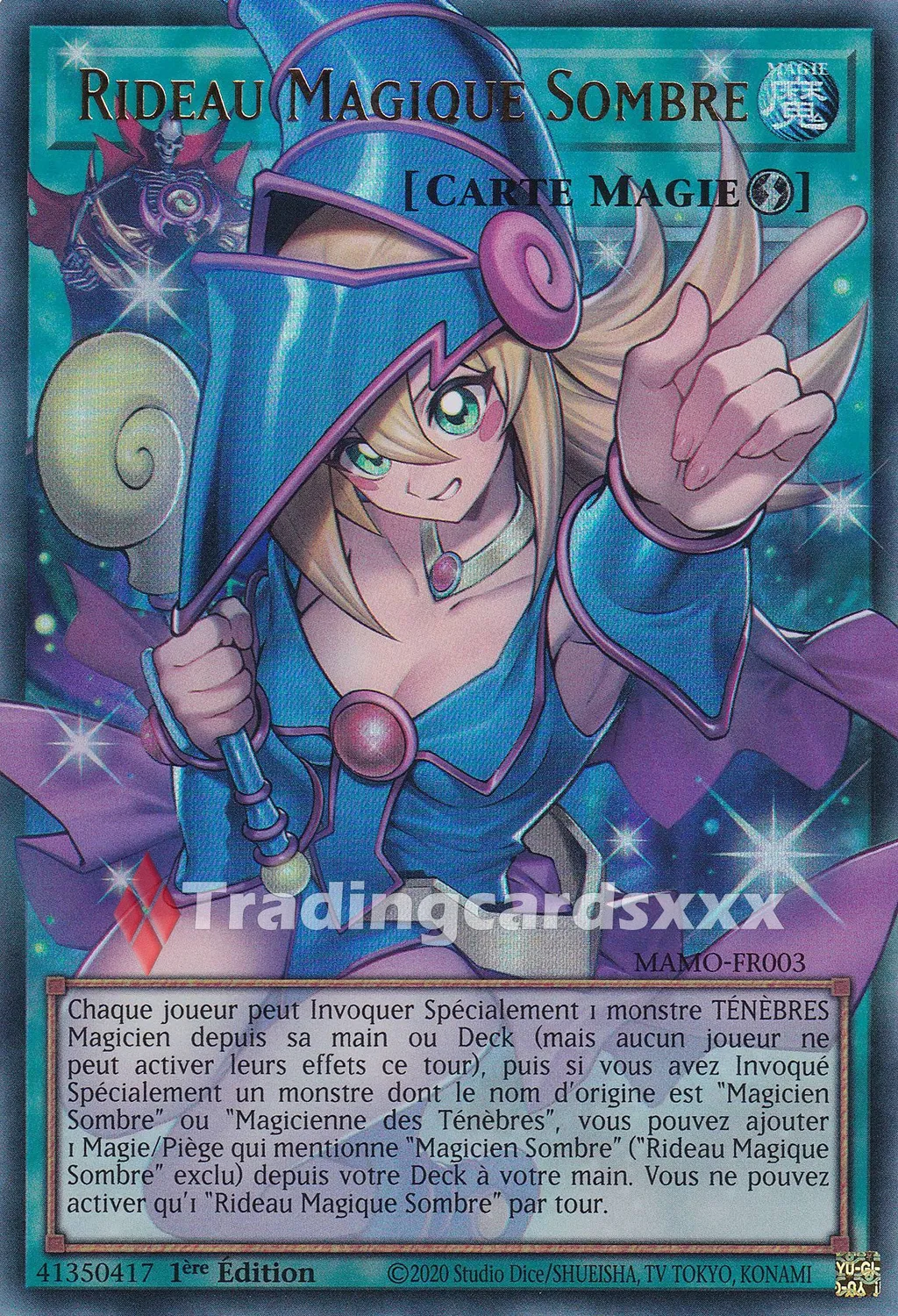Yu-Gi-Oh! Rideau Magique Sombre MAMO-FR003 carte française