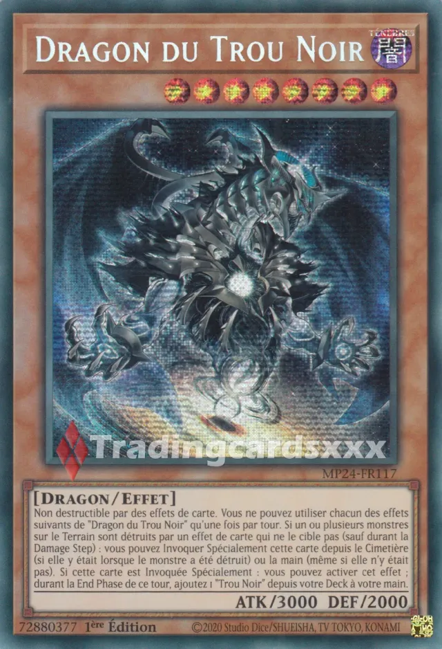 Yu-Gi-Oh! Miroirs du Duel Dragon Trou Noir MP24-FR117 carte PSE