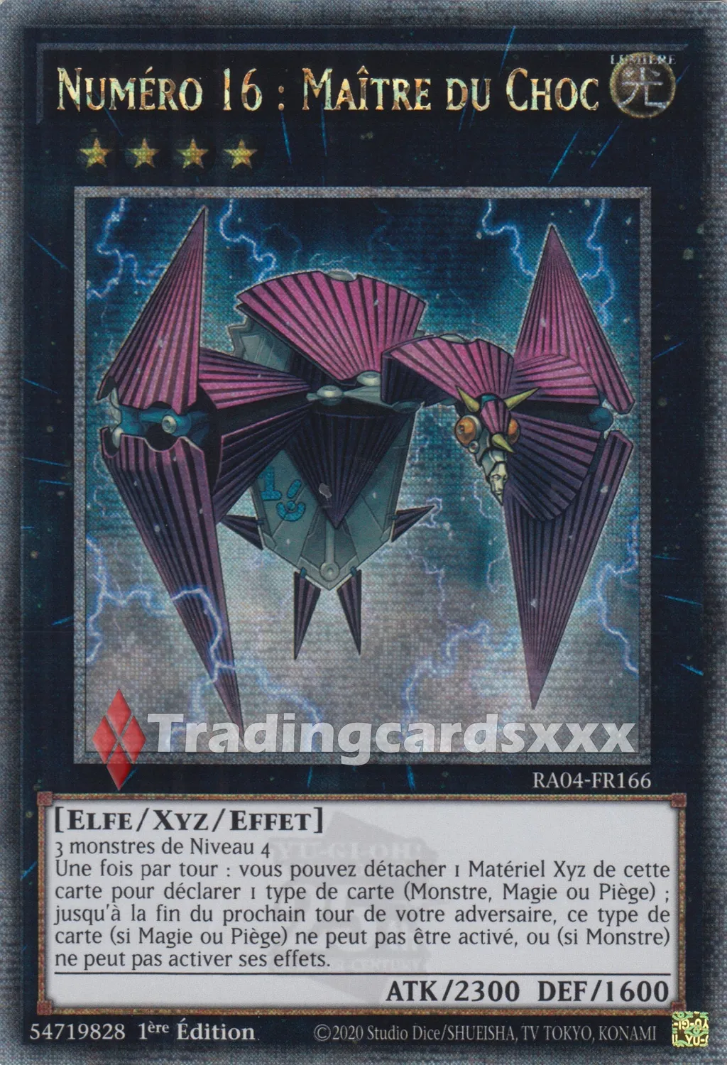 Yu-Gi-Oh! Numéro 16 Maître du Choc carte à l’unité