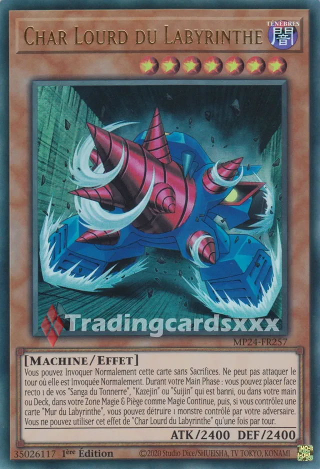 Yu-Gi-Oh! Char Lourd du Labyrinthe carte UR française