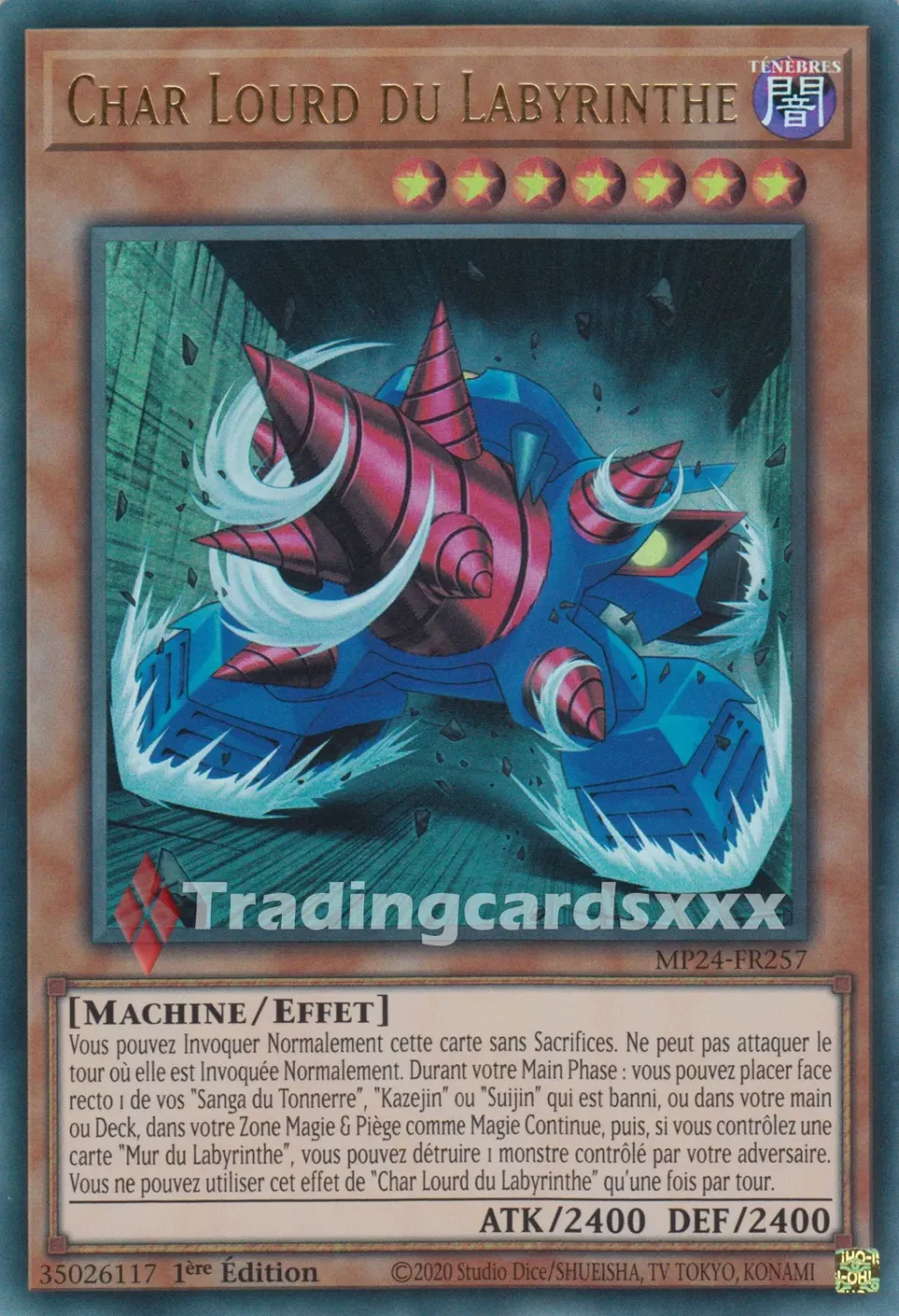 Yu-Gi-Oh! Char Lourd du Labyrinthe carte UR française