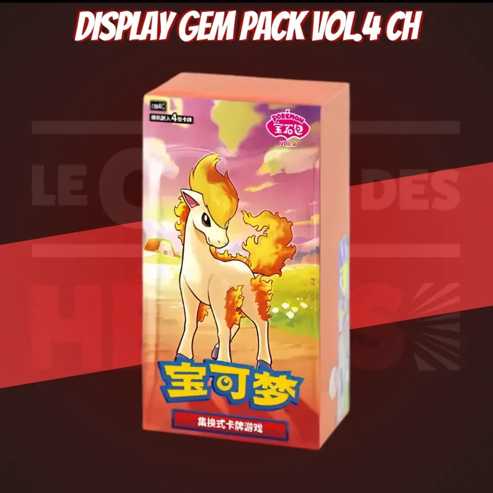 Gem Pack Vol.4 display de boosters chinois