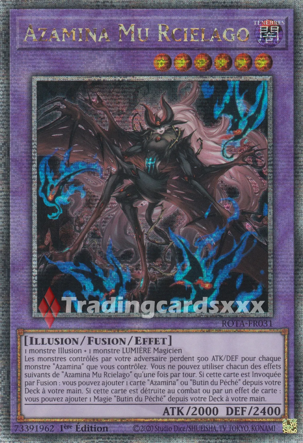 Yu-Gi-Oh! Azamina Mu Rcielago carte 1ère édition