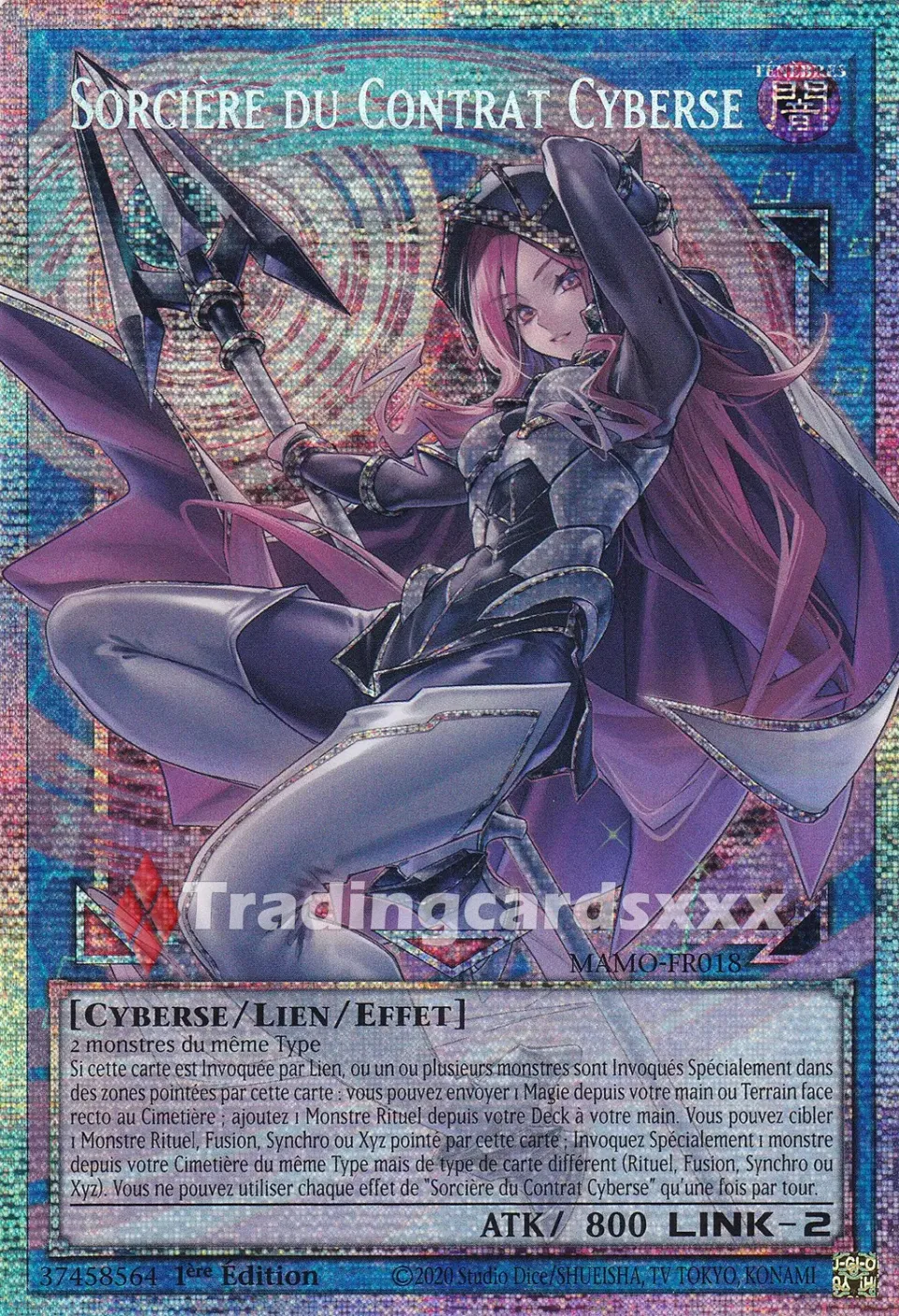 Yu-Gi-Oh! Sorcière du Contrat Cyberse carte MAMO-FR018