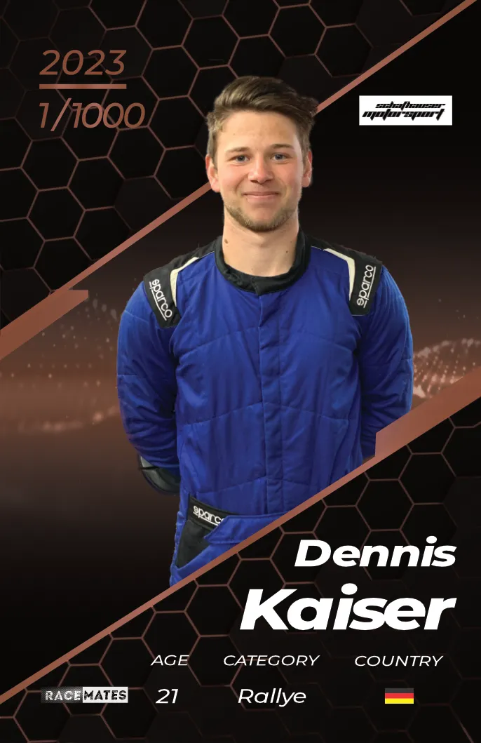 Racemates Dennis Kaiser carte collector rallye