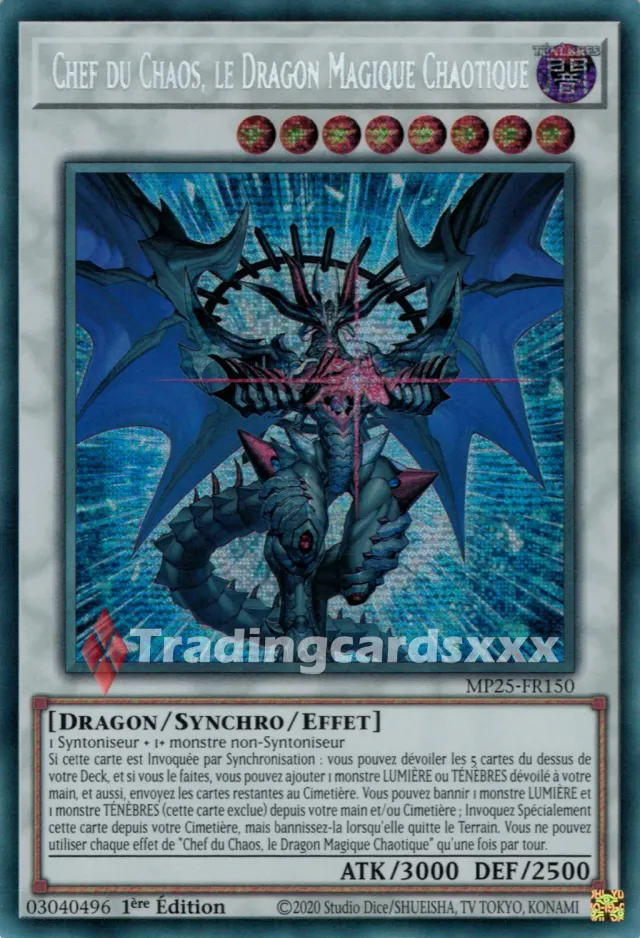 Yu-Gi-Oh! MP25 Chef du Chaos, le Dragon Magique Chaotique PSE MP25-FR150 carte