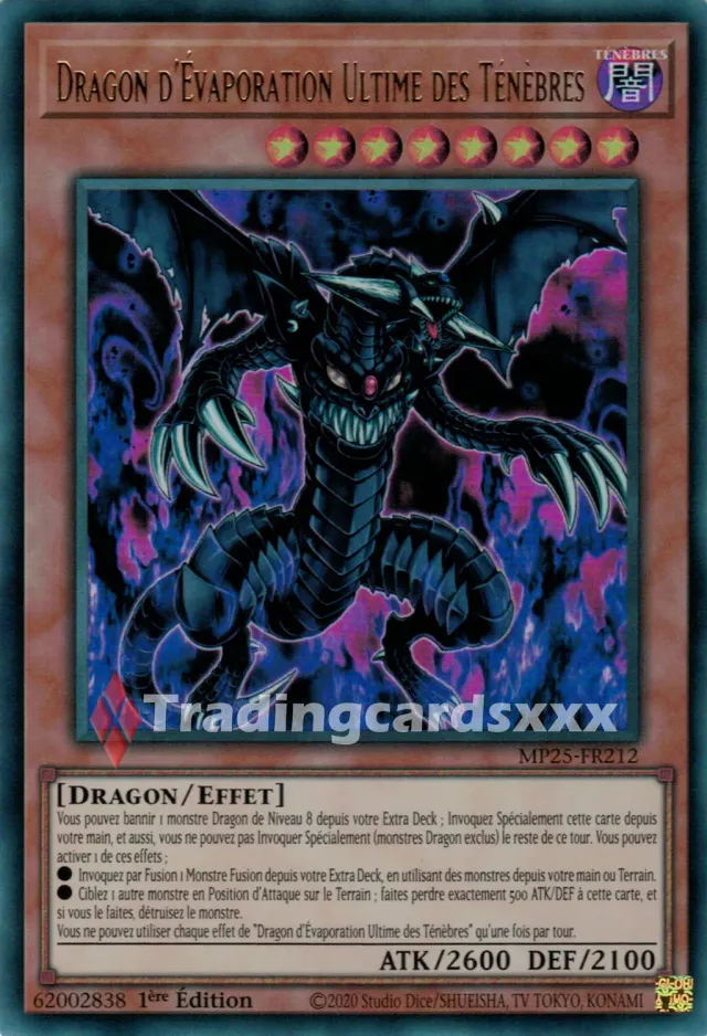 Yu-Gi-Oh! Dragon d'Évaporation Ultime MP25-FR212 carte UR