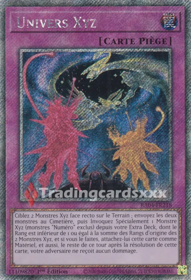 Yu-Gi-Oh! Univers Xyz carte