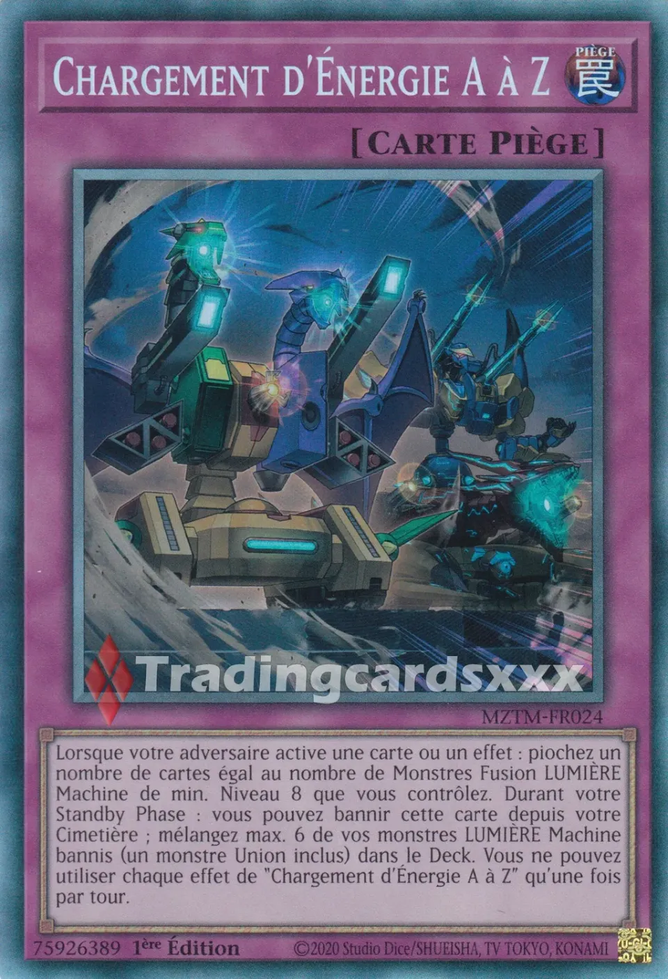 Yu-Gi-Oh! Chargement d’Énergie A à Z MZTM-FR024 carte CR