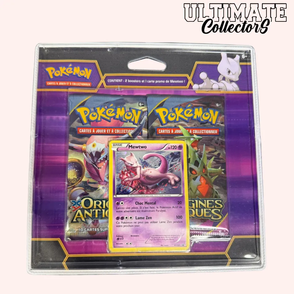 Pokémon Origines Antiques XY07 duo pack Mewtwo 2 boosters
