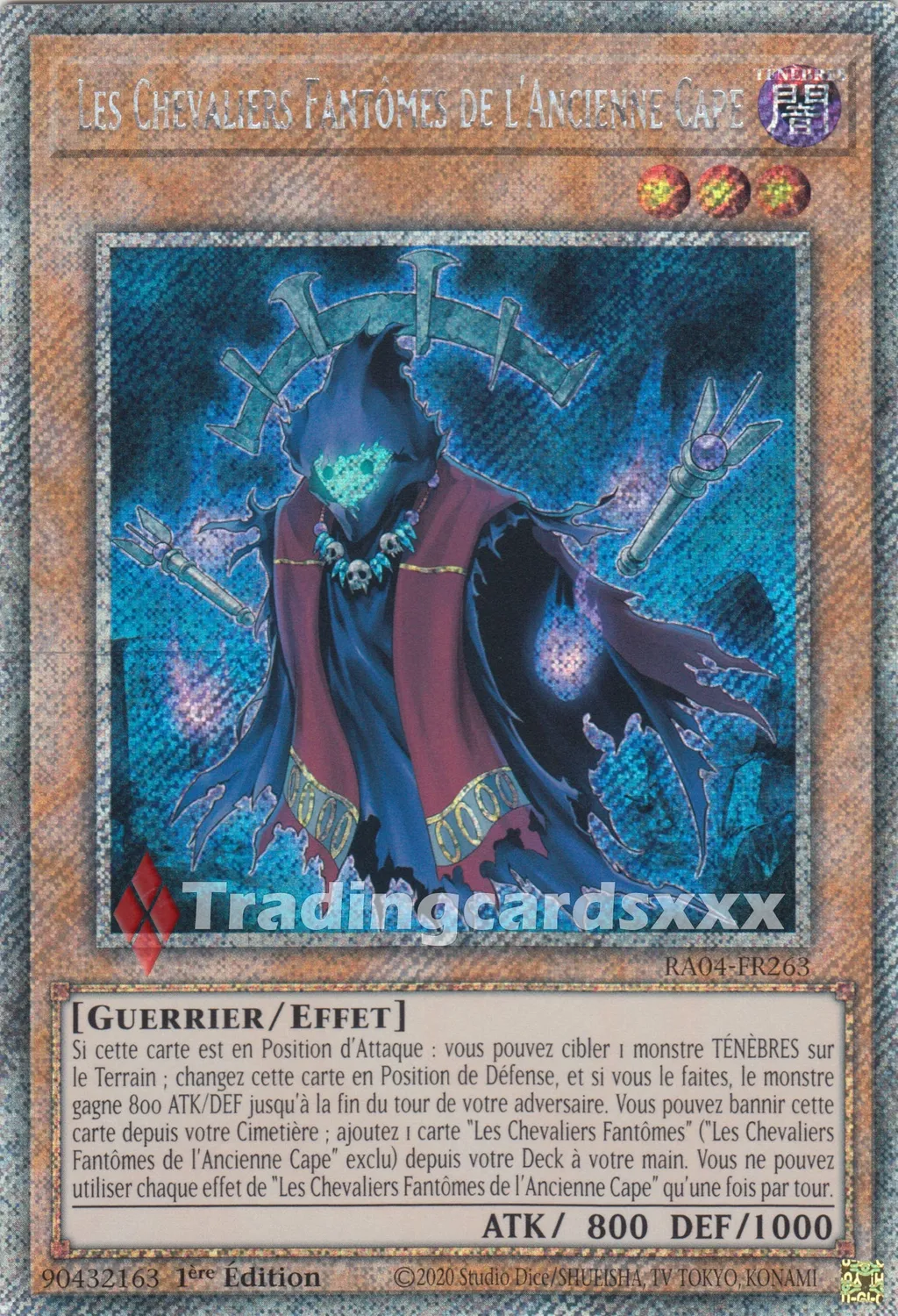 Yu-Gi-Oh! Ruée Quart Siècle Ancienne Cape RA04-FR263 carte