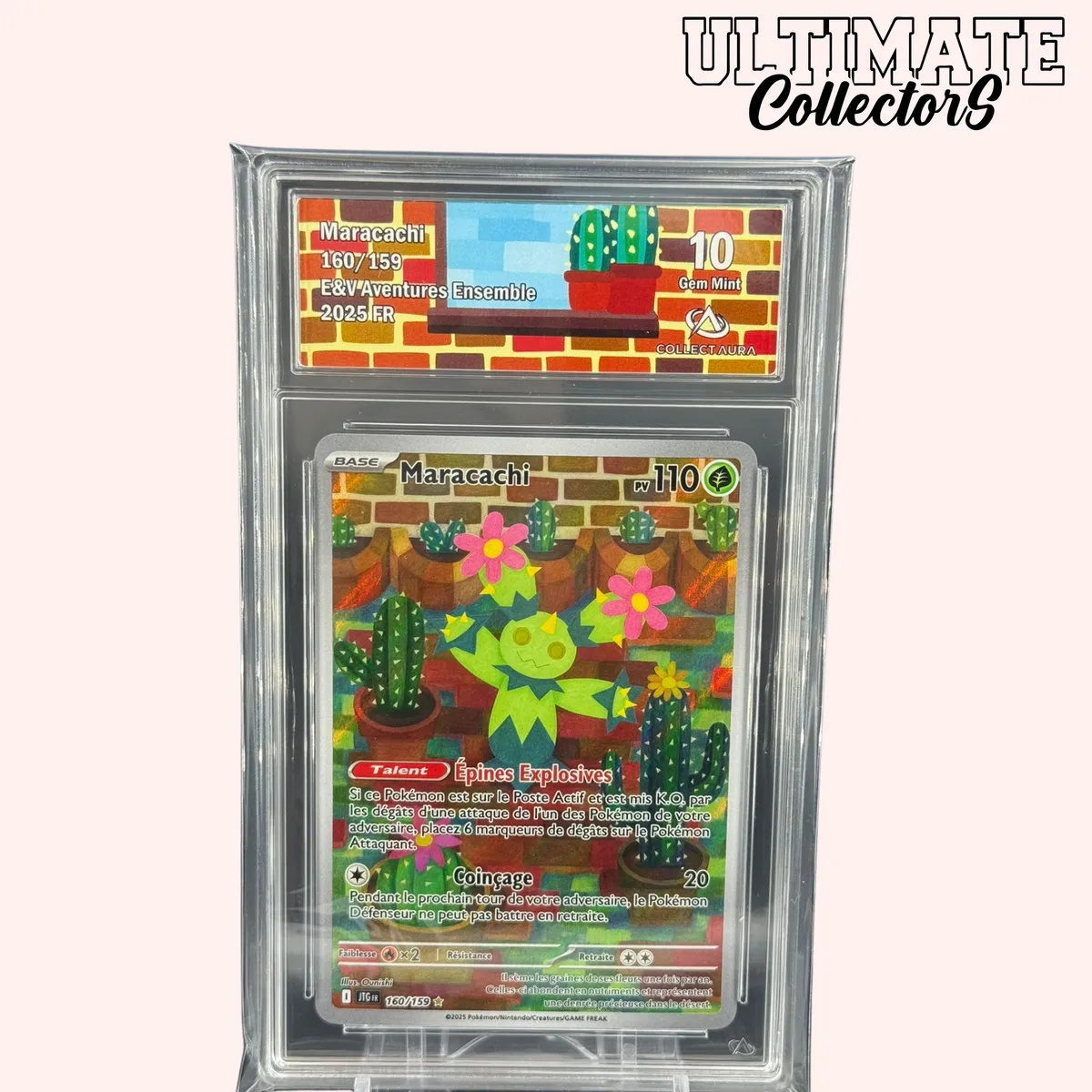 Pokémon Aventures Ensemble Maracachi 160/159 carte AR française