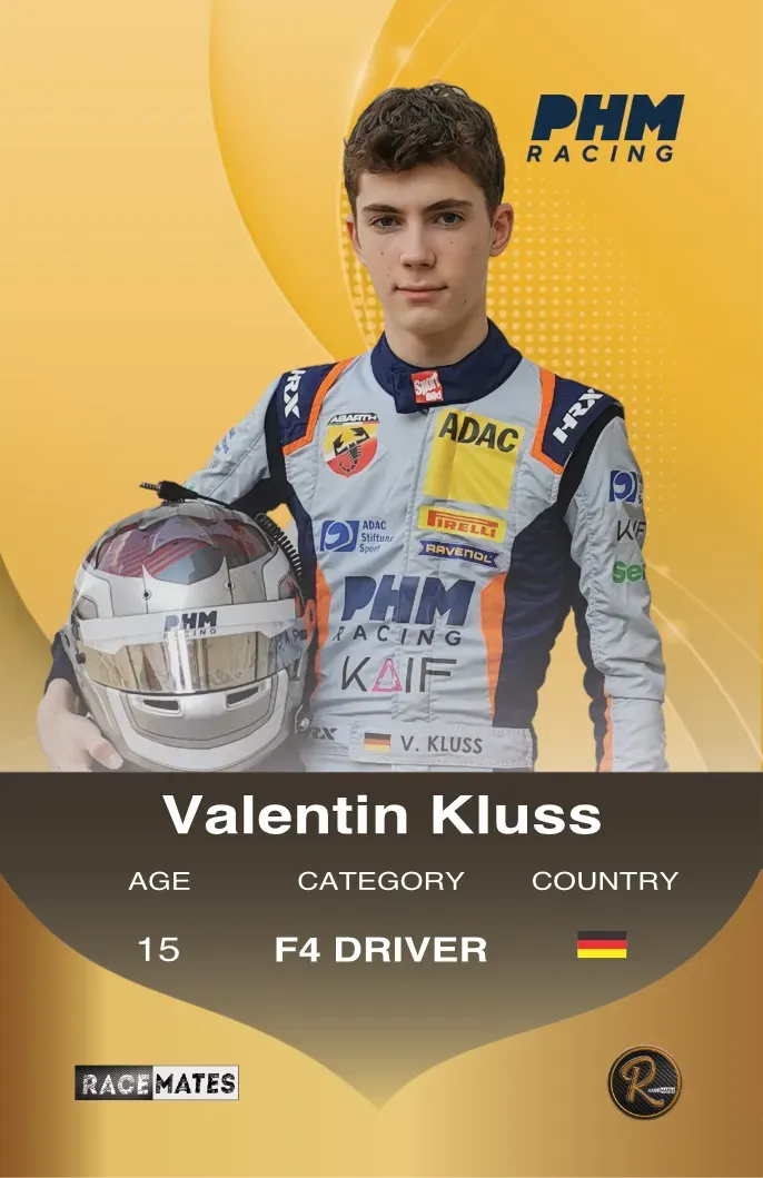 RACEMATES Valentin Kluss carte de collection