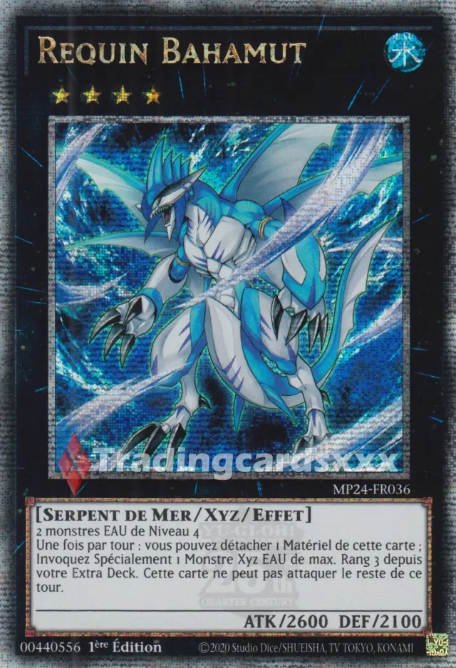 Yu-Gi-Oh! Requin Bahamut MP24-FR036 carte QCSE VF