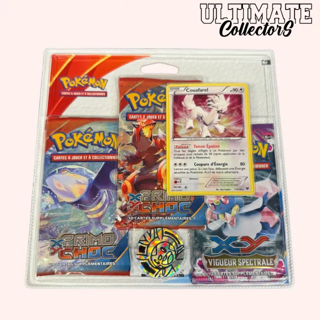 Pokémon XY Primo Choc Vigueur Spectrale Tripack Français