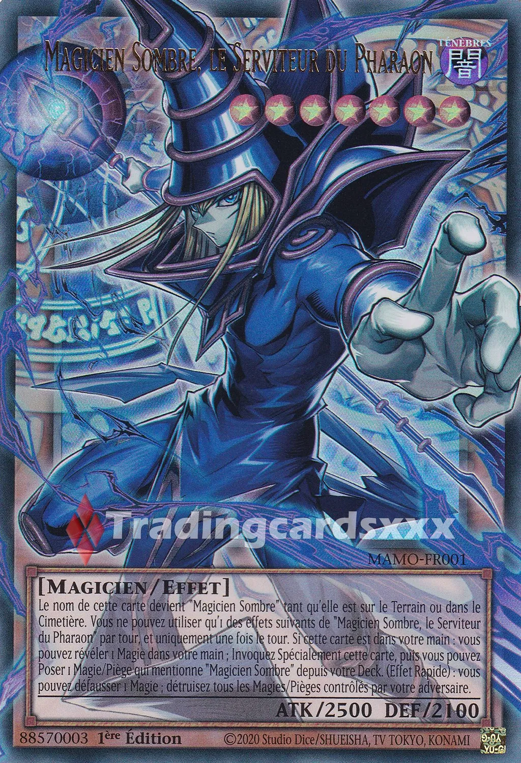 Yu-Gi-Oh! Magicien Sombre MAMO-FR001 carte 1ère édition