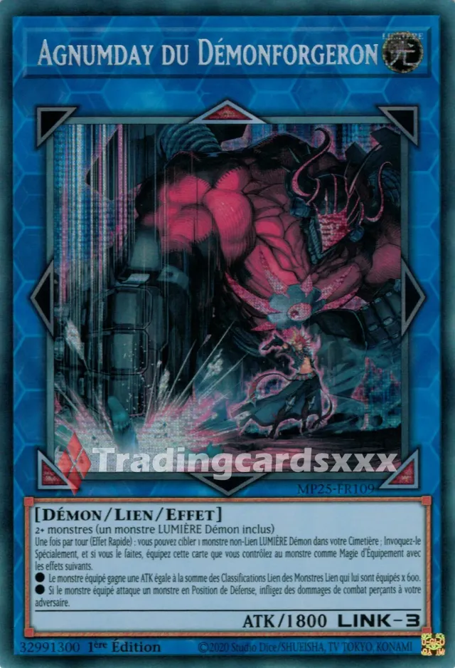 Yu-Gi-Oh! Agnumday du Démonforgeron carte MP25-FR109 PSE