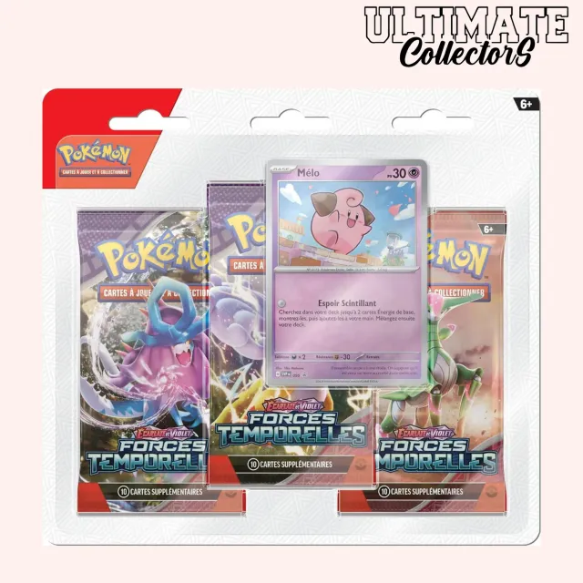 Pokémon EV05 Forces Temporelles Tripack 3 Boosters Français