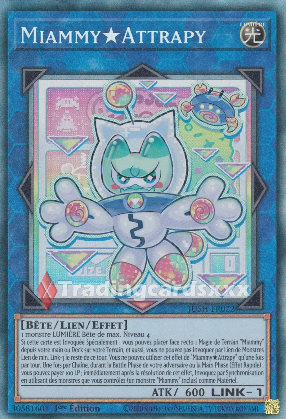 Yu-Gi-Oh! Chasseurs de Justice Miammy Attrapy JUSH-FR022 carte