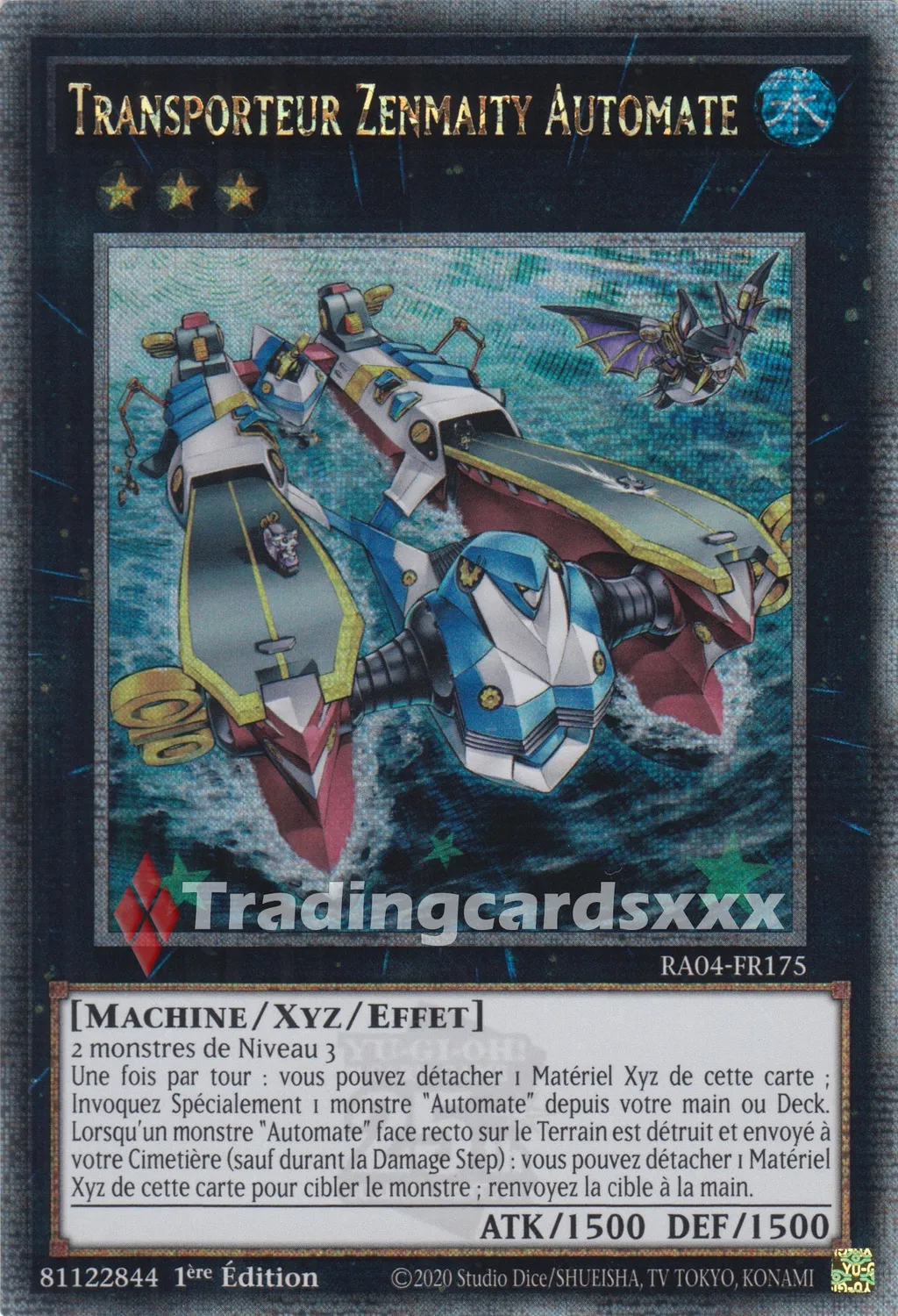 Yu-Gi-Oh! Transporteur Zenmaity Automate carte