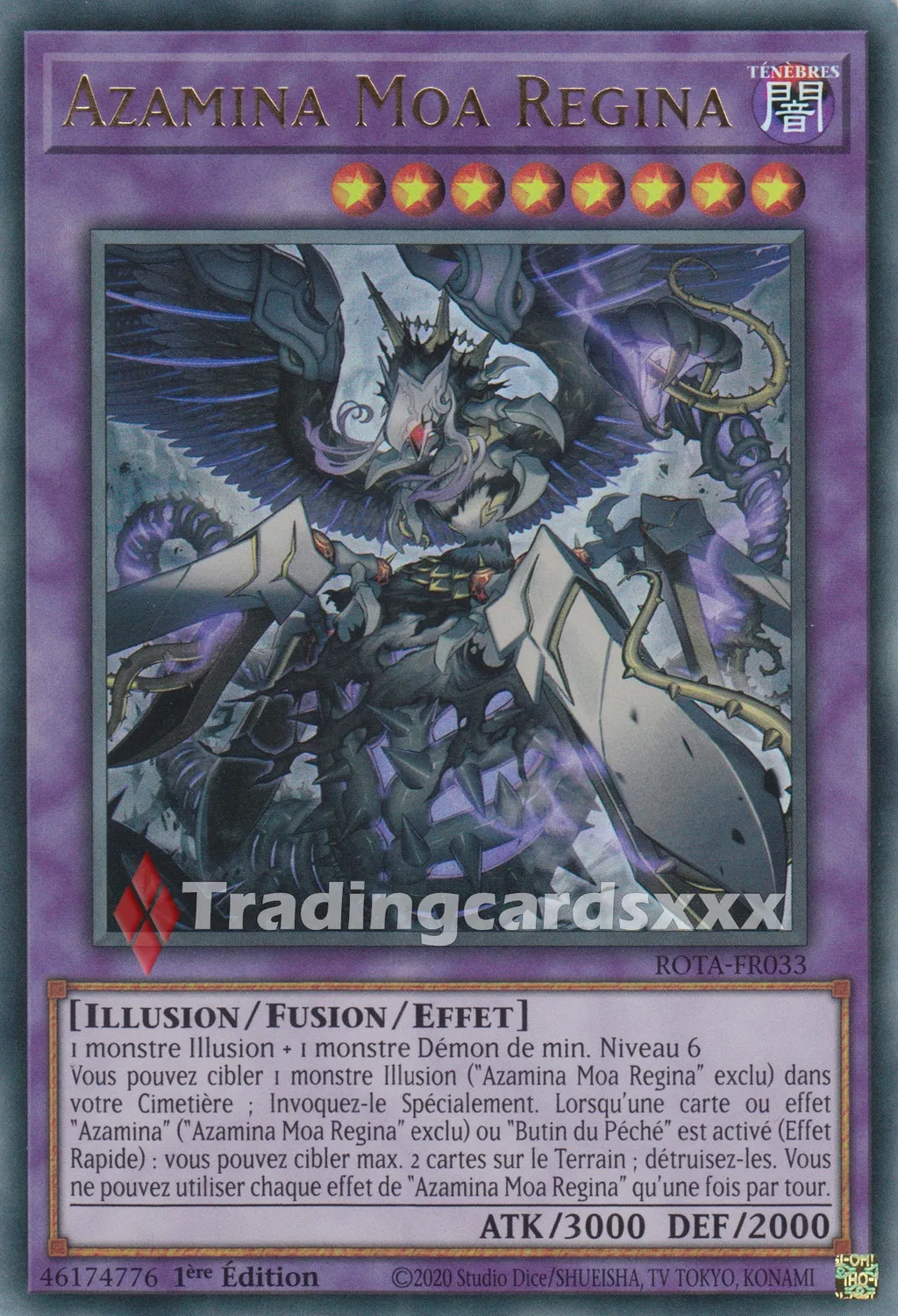 Yu-Gi-Oh! Azamina Moa Regina carte à l’unité