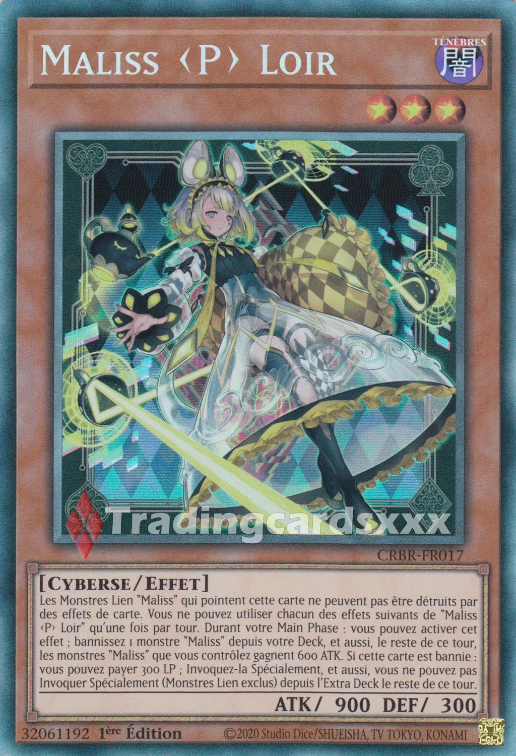 Yu-Gi-Oh! 2025 Méga-Pack Maliss <P> Loir carte