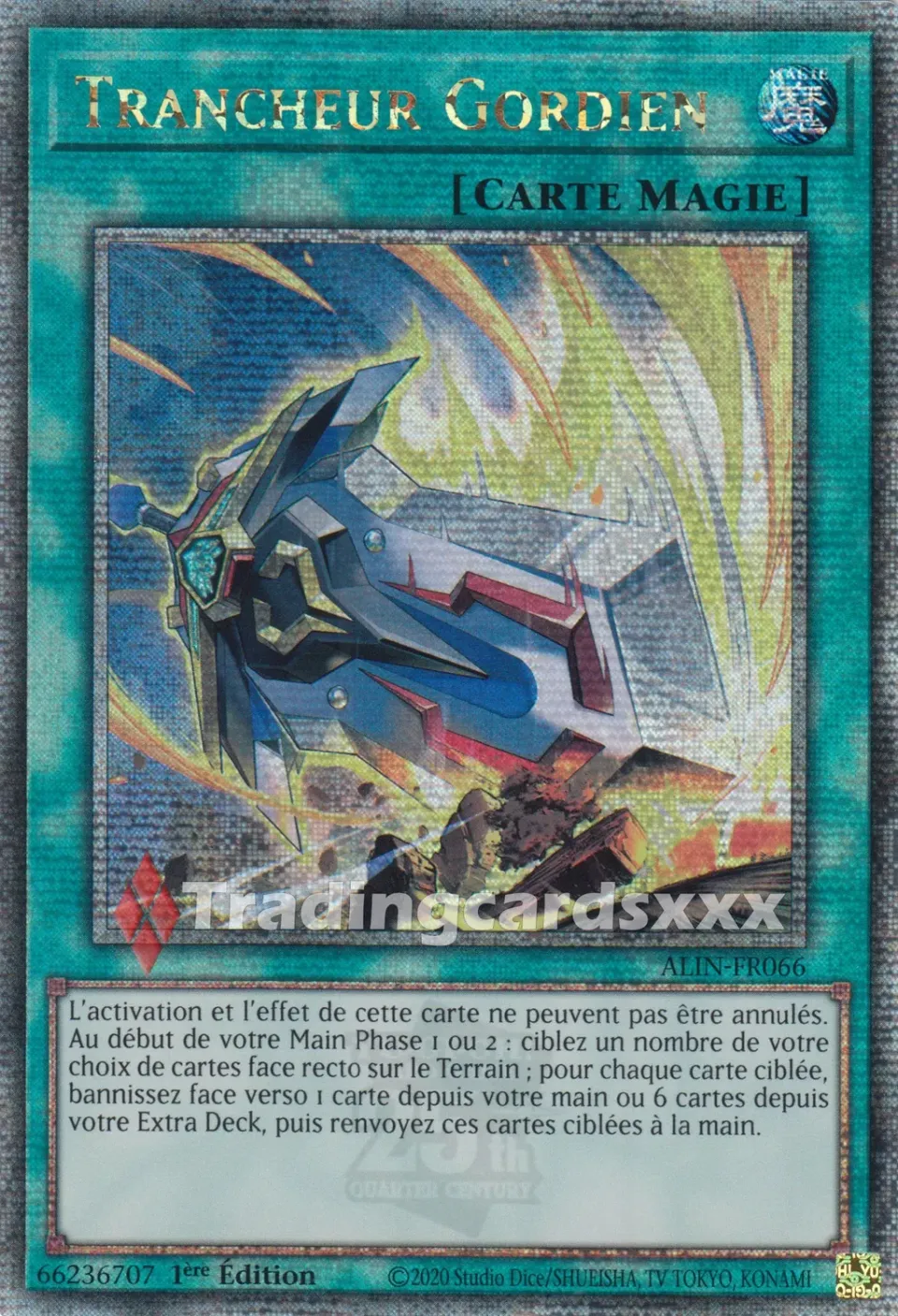 Yu-Gi-Oh! Trancheur Gordien ALIN-FR066 carte française