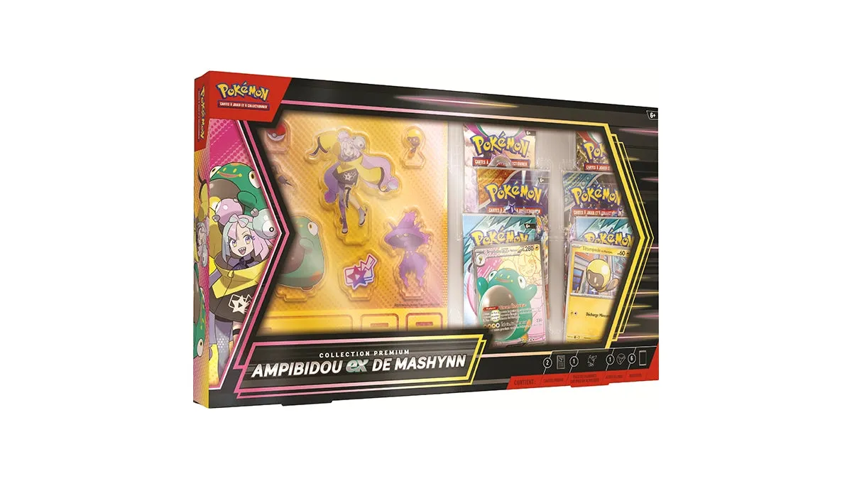 Pokémon Mashynn Ampibidou-ex collection Premium FR scellée