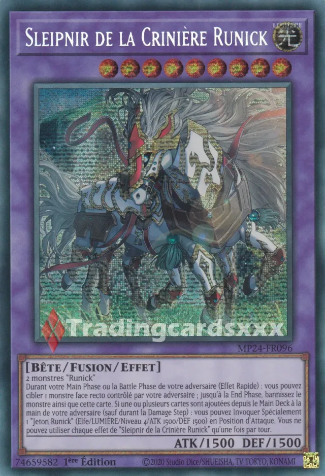 Yu-Gi-Oh! Sleipnir de la Crinière Runick MP24-FR096 carte PSE