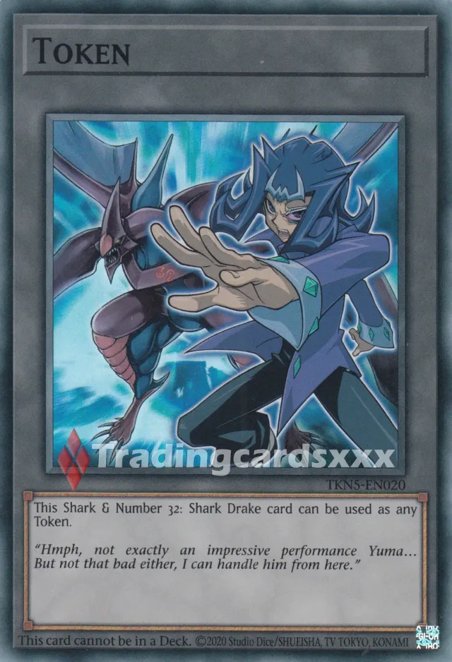 Yu-Gi-Oh! Shark & Numéro 32 : Shark Drake jeton anglais