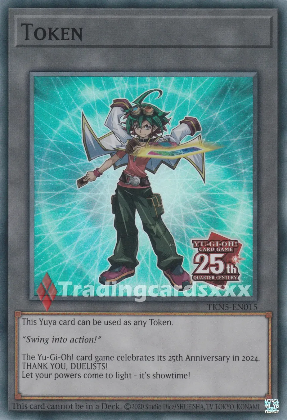 Yu-Gi-Oh! Rage des Abysses Token Yuya carte TKN5-EN015 SR