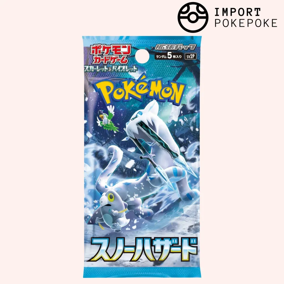 Pokémon Snow Hazard SV2P Booster Japonais à l'Unité 5 Cartes