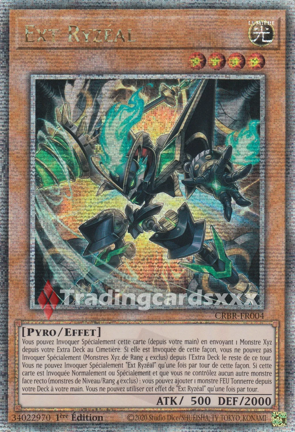 Yu-Gi-Oh! Ext Ryzéal carte