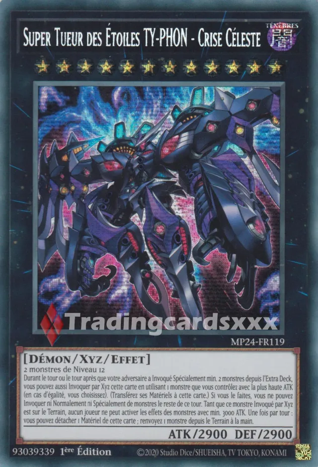 Yu-Gi-Oh! Super Tueur des Étoiles TY-PHON carte PSE