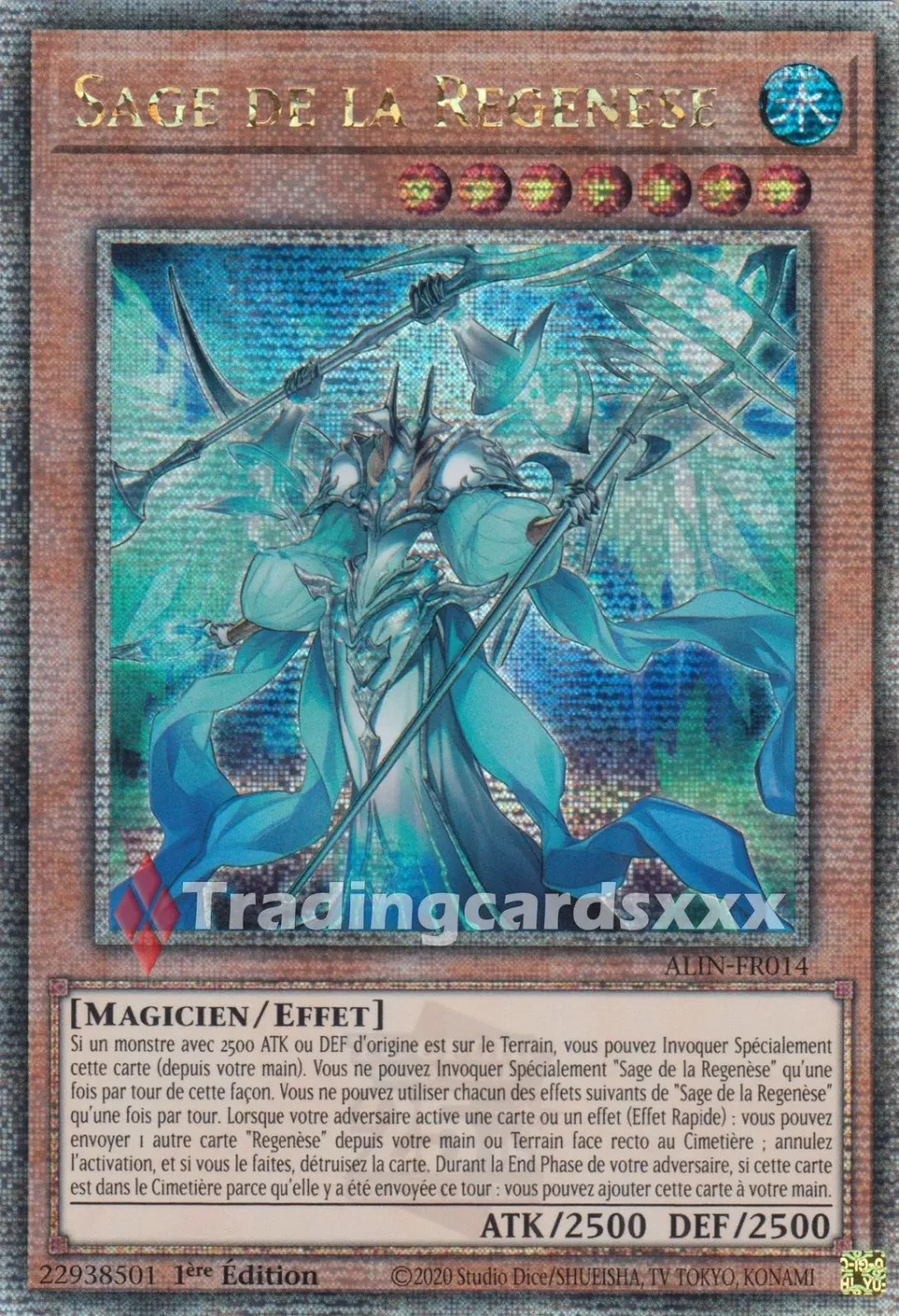 Yu-Gi-Oh! Sage de la Regenèse ALIN-FR014 carte 1ère édition