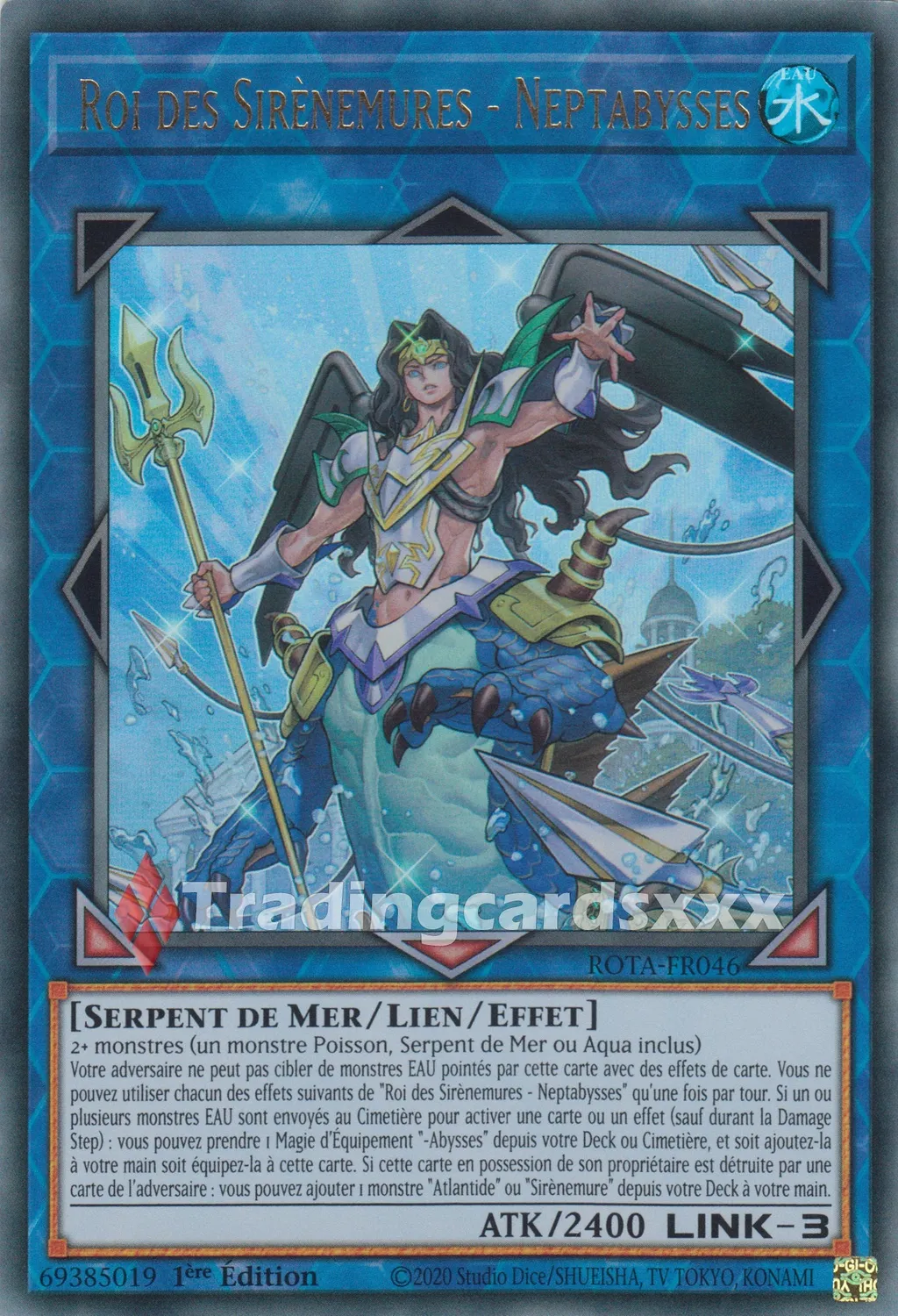 Yu-Gi-Oh! Roi des Sirènemures - Neptabysses carte
