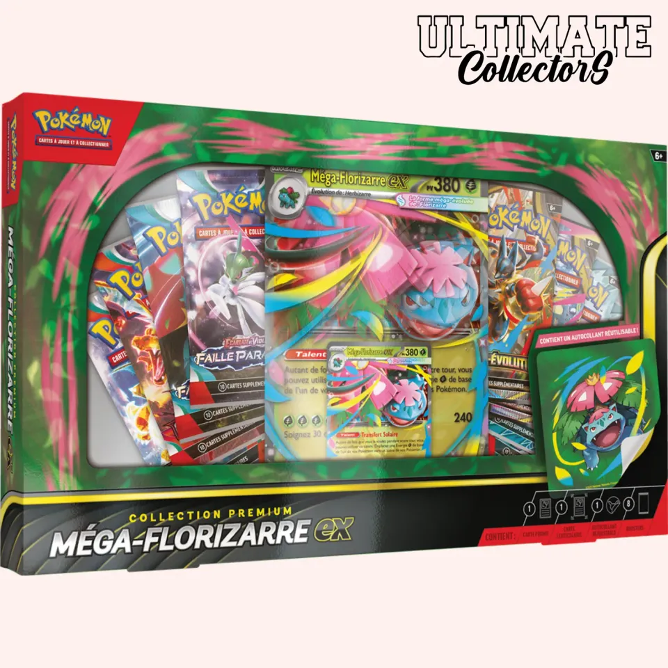 Pokémon Méga-Évolution Méga-Florizarre ex coffret 8 boosters français