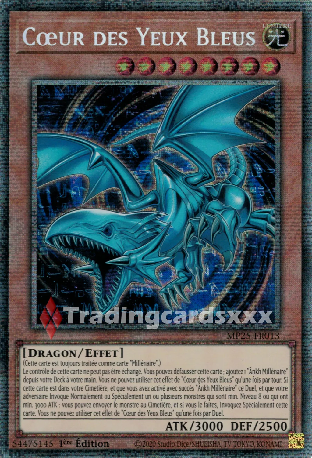 Yu-Gi-Oh! Cœur des Yeux Bleus carte
